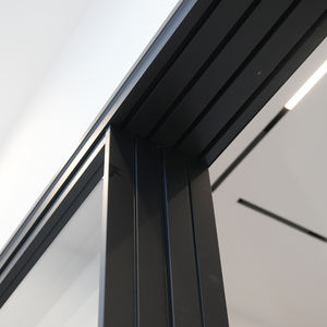 Portes coulissantes en aluminium à double vitrage, style minimaliste moderne, insonorisées, pour cloisonnement intérieur, <span class=keywords><strong>cadre</strong></span> fin et étroit, pour application en cuisine - Product Image 4