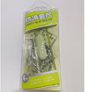 Regla Recta Tipo Moss de 15 cm Antideslizante con Forma de Ola para Estudiantes de Primaria, Secundaria y Preparatoria - Product Image 3