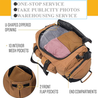 Sac de sport utilitaire 40L personnalisable avec logo OEM ODM, sac de transport robuste pour équipement de fitness, gym et voyages