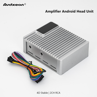 Amplificateur de voiture 4 canaux Android classe AB 12V Plug and Play avec sortie RCA 2CH pour mise à niveau audio automobile
