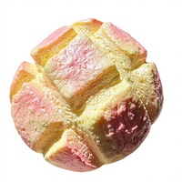 Giant Lava Pineapple Bun Squishy, Jouet alimentaire simulé en PU à rebond lent, anti-stress à presser, cadeau boîte surprise