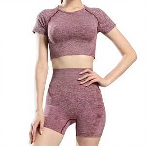 Ensemble de survêtement 2 pièces pour femme, vêtements de sport d'automne, écologique, séchage rapide, respirant, style streetwear - Product Image 1