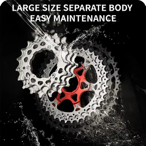 <span class=keywords><strong>Cassette</strong></span> de vélo BUCKLOS <span class=keywords><strong>8</strong></span>/9/10/<span class=keywords><strong>11</strong></span>/12/13 <span class=keywords><strong>vitesses</strong></span>, roue libre <span class=keywords><strong>11</strong></span>-25T/28T/32T/34T/36T/40/42/46/50/52T, <span class=keywords><strong>cassette</strong></span> de vélo de route VTT pour HG - Product Image 6