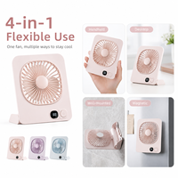 Ventilateur de bureau magnétique compact et portable, disponible en 3 couleurs, fonctionnement silencieux à faible bruit