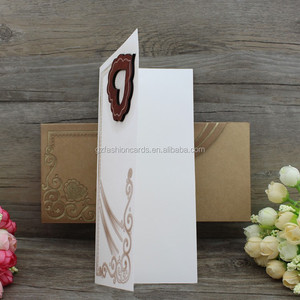 Convite de Casamento Clássico em Forma de Coração com Estampa a Quente, Cartões de Aniversário, Cartões de Agradecimento - Product Image 2