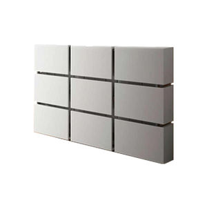 Calentador de radiador con 9 cubos flotantes contemporáneos, cubierta de armario con estante integrado, muestra gratis, China - Product Image 1