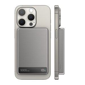 2025 nuevo producto 3 en 1 cargador portátil magnético pantalla Digital 3 en 1 funda de batería inalámbrica para <span class=keywords><strong>iPhone</strong></span> 16 + reloj + auriculares - Product Image 6