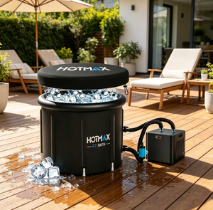 Vanace 1 HP Mini PVC Outdoor Ice <b>Bath</b> Chiller 300L Recovery for Home or Office Relaxation Cold Plunge Tub - Product Image 1