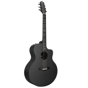 Guitarra Acústica Amplificada Natasha X Carbon Series de 41 Pulgadas con Cuerpo de Fibra de Carbono 3K, Mástil de Caoba, 6 Cuerdas de Acero, Acabado Mate - Product Image 3