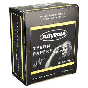 Papier à rouler Futurola x Tyson Ranch 110x44mm extra large ultra-fin non blanchi (24 feuilles) - Product Image 1