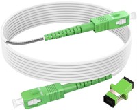 Cable de Conexión de Fibra Óptica Blindado de PVC LSZH SC/APC SM Simplex, Kit de Acopladores para Proyectos FTTH, Longitud Personalizada, Directo de Fábrica