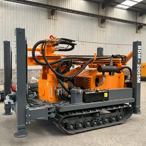 ISO9001/CE 200m 300M Mining Well Crawler Drill Rig Borehole Water Well Drilling Machine With Factory Price