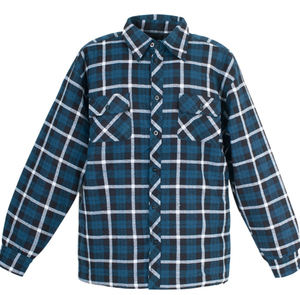 Camicie Classiche a Quadri da <span class=keywords><strong>Uomo</strong></span>, Maniche Lunghe, in Flanella di Cotone Spazzolato - Product Image 1