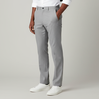 Pantalon habillé pour homme à taille élastique, style décontracté chic, écologique, respirant, avec logo personnalisé, faible MOQ, OEM/ODM
