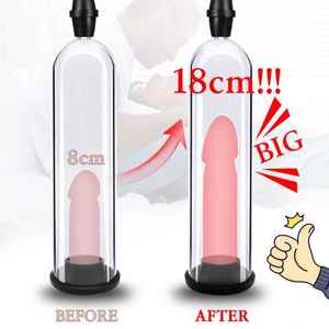 Juguetes sexuales para hombres Bomba de pene Extensor masculino Potenciador de vacío Masturbador y ropa interior - Product Image 5