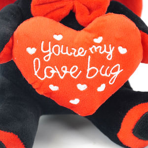 Offre Spéciale rouge en peluche animal <span class=keywords><strong>coccinelle</strong></span> avec coeur en peluche et jouets en peluche - Product Image 5