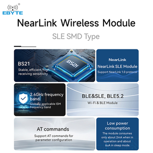 Ebyte ODM E105-BS21-TB ส่งสัญญาณไร้สาย nearlink SLE โมดูล2.4กิกะเฮิร์ตซ์ BLE5.2 BLE ดาวแฟลชโมดูลคณะกรรมการพัฒนา - Product Image 4
