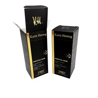 Boîtes rigides carrées recyclables personnalisées avec fermeture magnétique, poignée, estampage à chaud or, carton blanc, emballage cosmétique pour cils et parfums
