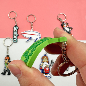 سلاسل مفاتيح PVC ناعمة/2D مخصصة تخلق مع شعارك سلسلة مفاتيح PVC مخصصة - Product Image 3