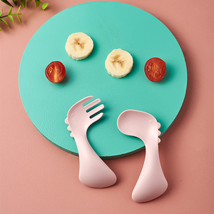 Vaisselle légère et non toxique pour bébé, ensemble <span class=keywords><strong>de</strong></span> fourchettes et cuillères d'alimentation, vaisselle <span class=keywords><strong>de</strong></span> dessin animé pour enfants - Product Image 5