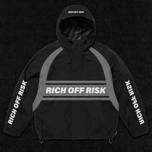 Conjunto Deportivo Rich Risk para Hombre, Chaqueta Cortavientos con Capucha y Pantalones, Estampado Deportivo, Secado Rápido, Poliéster, Ropa Deportiva de Invierno - Product Image 5