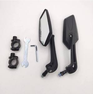 Nouveaux rétroviseurs universels KOSO pour moto, kit de remplacement de rétroviseurs latéraux de guidon pentagonaux squelettisés avec rotule - Product Image 4