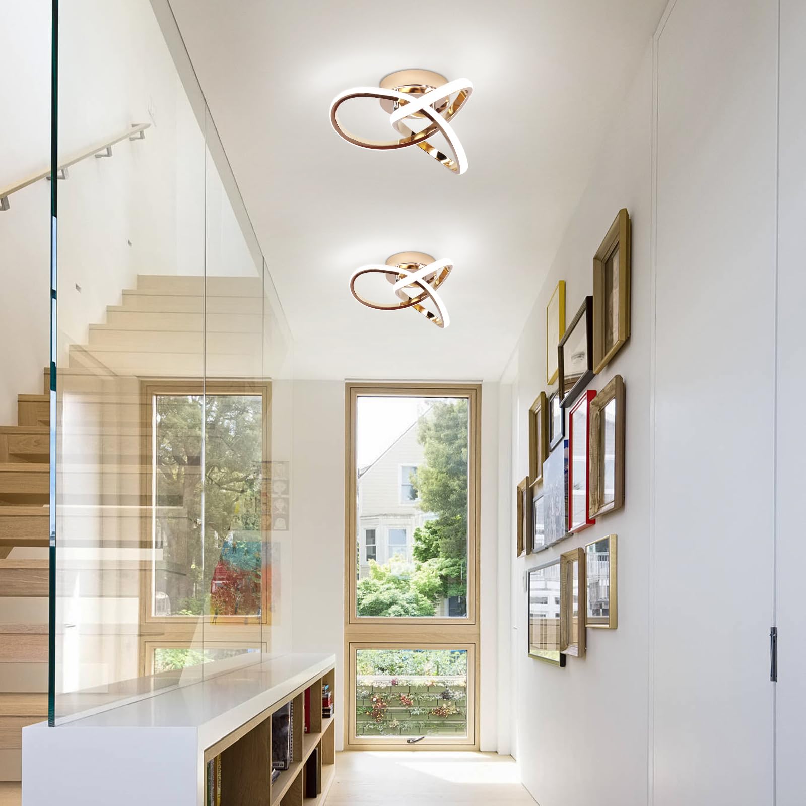 Semi Flush Modern Entryway Light Semi Flush Mount Foyer Lighting Modern  Farmhouse Style Hallway, image size:1600x1600