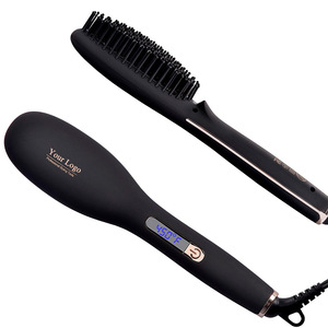 Bdisco Electric Hair Straightener Comb 230C Digital Display Negative Ion Adjustable Heat For Home Use - Product Image 2