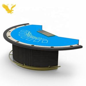 YH 8ผู้เล่นที่กำหนดเองโต๊ะโป๊กเกอร์หรูหราโต๊ะคาสิโน <span class=keywords><strong>Macau</strong></span> Blackjack - Product Image 2