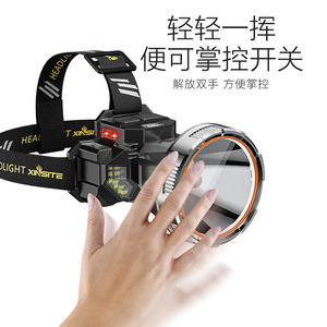 Linterna Frontal Xinsite Recargable de 2500mAh con Sensor de Movimiento LED y Banda Ajustable para Trabajo en Exteriores - Product Image 2