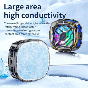 ไฟขนาดเล็กดิจิตอลจอแสดงผลแม่เหล็ก OEM โลโก้ RGB ไฟสำหรับเล่นเกมสตรีมมิ่งตัวทำความเย็นโทรศัพท์ - Product Image 2