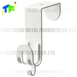 Custom OEM Mild Steel Sheet Metal Bending Over The Door Back Hanger Hook