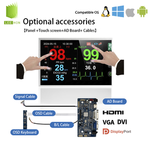 Auo Ban Đầu 10.1 Inch 1280(RGB)* 800 <span class=keywords><strong>Wxga</strong></span> 149ppi Rộng Nhiệt Độ IPS 40 Pins Xách Tay Màn Hình <span class=keywords><strong>LCD</strong></span> Với <span class=keywords><strong>LED</strong></span> Điều Khiển - Product Image 4