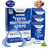 Tiras Blanqueadoras de Dientes de Moda, Parches Secos para Blanquear Dientes y Eliminar Manchas Amarillas, Blanqueamiento Dental en Casa, Fábrica OEM