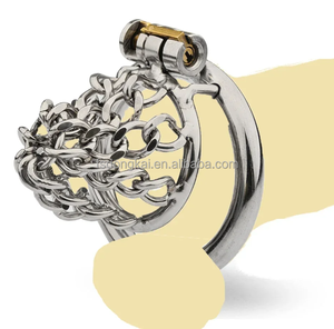 在庫あり 大人用貞操帯 ステンレス鋼 欲望抑制リング 性交用 大人向け商品 男性用貞操帯デバイス - Product Image 1