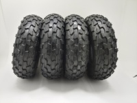 إطارات مطاطية طبيعية إطار مطاطي 175x50 يناسب لوح التزلج الكهربائي سكوتر الأمامي/العجلات الخلفية مقاس 7 بوصة