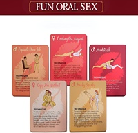 Jeu de cartes de positions sexuelles orales pour couples, idéal pour les soirées intimes et le plaisir en chambre, jeu de combat de positions coquines pour les soirées amoureuses.