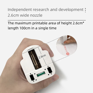 Cho evebot Xách Tay Mini Máy In Phun Cầm Tay Tự Động Carton <span class=keywords><strong>Logo</strong></span> <span class=keywords><strong>Maker</strong></span> Tij Tấm Loại Mới Giấy Bề Mặt In Ấn - Product Image 4