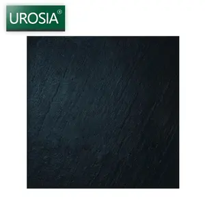 600x600 Matt Tiles 600x600 800x800 Non Slip Rustic Color Glazed Porcelain Bathroom Tile Texture Matte Black Tile