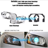 Accesorios de Actualización de Faros Delanteros CQL, Lente Bi-LED Bi-Xenón de 3.0 Pulgadas, Proyector 3R G5 para Chevrolet Cruze 15