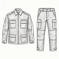 Vêtements tactiques personnalisés KMS avec logo, fabrication directe, uniforme tactique de haute qualité, confortable, camouflage