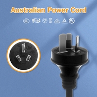 Cable de alimentación para hervidor con enchufe australiano, cable resistente con certificación SAA de Australia, conector C13, cable de alimentación para olla arrocera