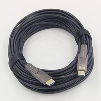 Câble à fibre optique actif Xput 1M-100M haute vitesse 8K 60Hz 48Gbps mâle-mâle plaqué or avec gaine en PVC pour lecteur DVD et moniteur