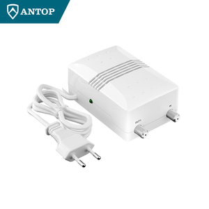 Unidad de Alimentación Antop 1 Entrada 1 Salida con Conector F para <span class=keywords><strong>Antena</strong></span> de <span class=keywords><strong>TV</strong></span> <span class=keywords><strong>Amplificador</strong></span> de Mástil Externo 47-862MHz <span class=keywords><strong>12V</strong></span> 100mA QP-0611 - Product Image 1