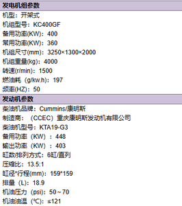 การผลิตไฟฟ้า KTA19-G3พลาสติกสำหรับการขายพร้อมใบรับรองของลูกค้า - Product Image 5
