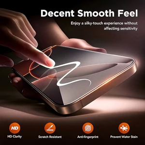 ฟิล์มกระจกนิรภัยแบบเต็มจอ 2.5D 9H ป้องกันรอยขีดข่วน คุณภาพสูง สำหรับ <span class=keywords><strong>iPhone</strong></span> 17 16 15 <span class=keywords><strong>14</strong></span> 13 12 11 ขายส่ง - Product Image 6