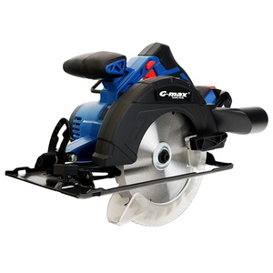 Scie circulaire électrique sans fil HERZO 20V, moteur sans balais, lumière LED - Outil de coupe du bois industriel DIY, portable, garantie de 3 ans - Product Image 1