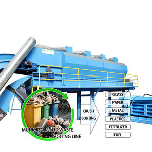 Yüksek verimli MSW belediye katı atık yönetimi sıralama bitki yurtiçi çöp atık sıralama geri dönüşüm makinası hattı - Product Image 4