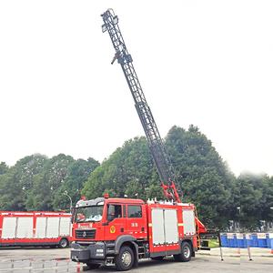 Sinotruk Howo空中ラダーレスキュー消防トラック5 CBM水消防レスキュートラック - Product Image 2