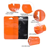 Emballage de bijoux en plastique durable, pochette refermable en Mylar, sac refermable en plastique holographique réutilisable pour l'emballage de colliers en cadeau